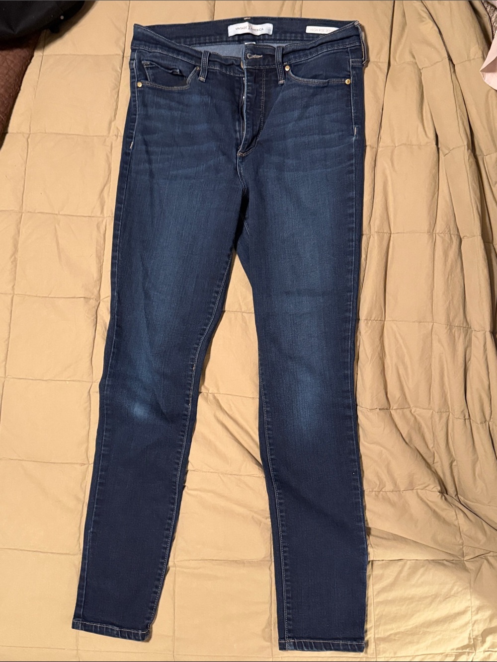 American Vintage Dark Blue Skinny Jeans